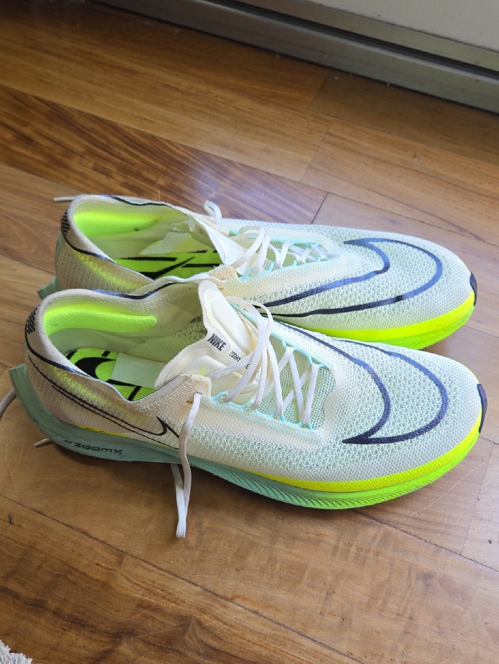 Nike Running Shoes in Neon Yellow and White